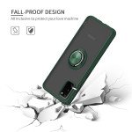 Wholesale Tuff Slim Armor Hybrid Ring Stand Case for Motorola Moto G Power (2020) (Green)